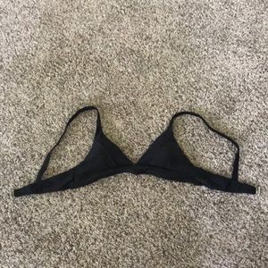Black bikini top